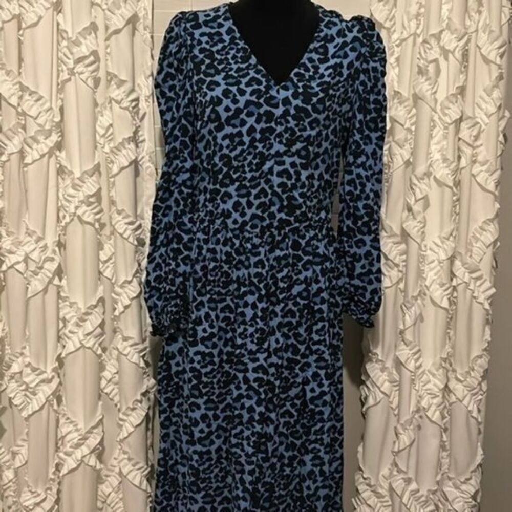 Banana republic leopard dress small   B